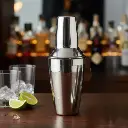 Coctelero Shaker Mezclador Barman Acero Inoxidable 500ml Plateado