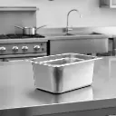 Bandeja Inserto 1/2 × 150 Altura 16 Cm Acero Inoxidable