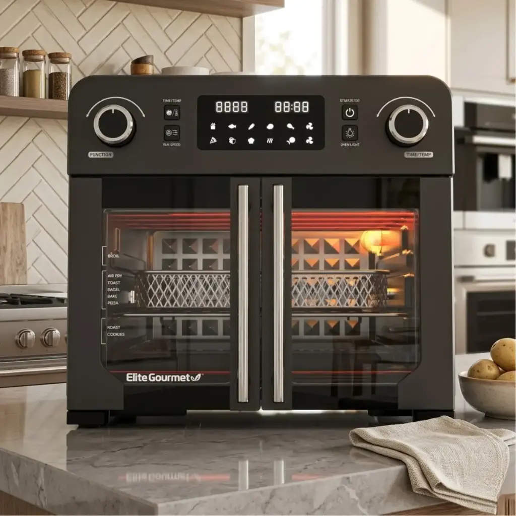 Freidora De Aire Elite Gourmet Platinum 1700w