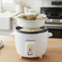Arrocera y vaporera Eléctrica 6 Tazas De Arroz Cocido De Acero Inoxidable Elite
