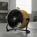 Ventilador De Movimiento P/ Interiores 35.5cm 4v Caterpillar  Amarillo