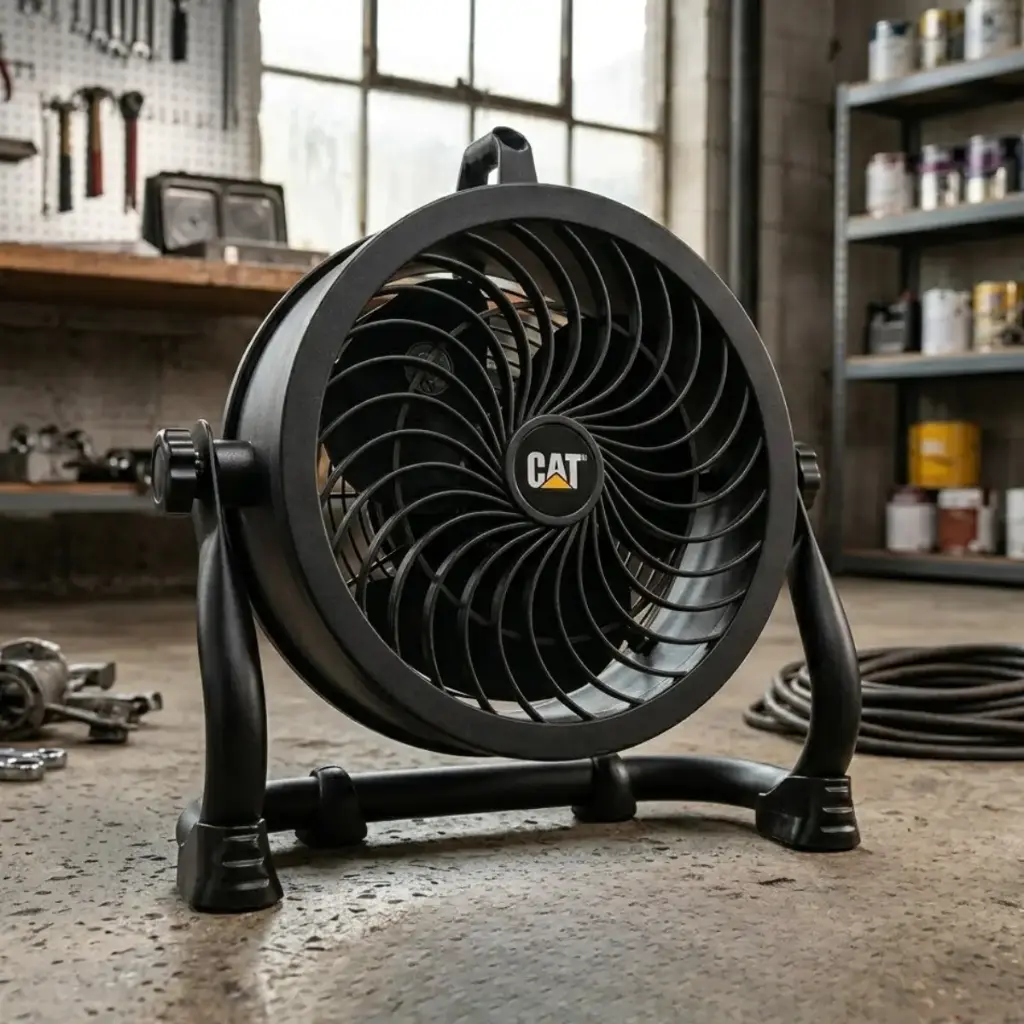 Ventilador de Tambor Caterpillar HVD-9AC de 38 cm con 4 Velocidades