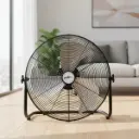 Ventilador De Pared Y De Piso Aerotec 3 Aspas Metal 20 4vel