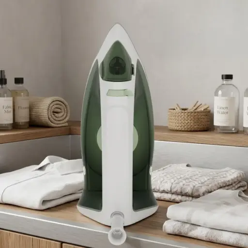 [2122070] Plancha de Vapor 2122070 con Suela Antiadherente Verde Oster