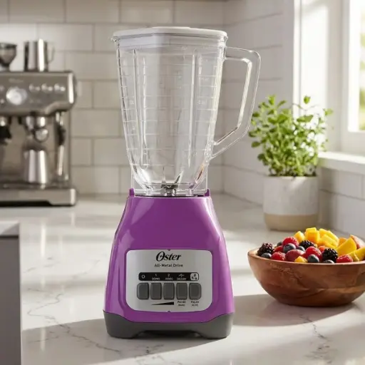[2194606] Licuadora Oster Soho Morada De 2 Velocidades Con Botón