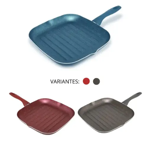 Comal Cuadrado Antiadherente Italiano Royal Haus 28 X 28cm