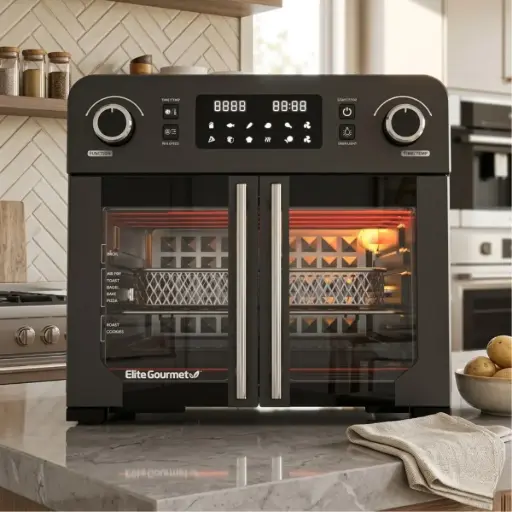 [EAF9010B] Freidora De Aire Elite Gourmet Platinum 1700w
