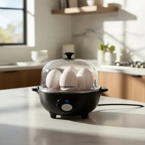 [EGC-007B] Cocedor De Huevos Automático Huevera Elite 7 Huevos Cocina