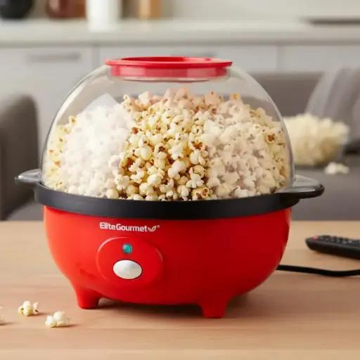 [EPM330R] Máquina De Palomitas Elite Gourmet 120 Volts 650 Watts Color Rojo
