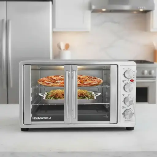 [ETO-4510M] Horno Gourmet De Doble Puerta Con Asador Y Convección Elite