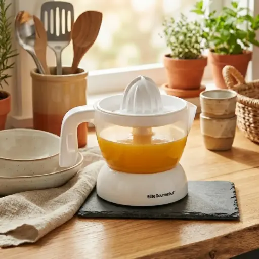 [ETS-411] Elite Gourmet ETS-411 Exprimidor eléctrico de cítricos sin BPA
