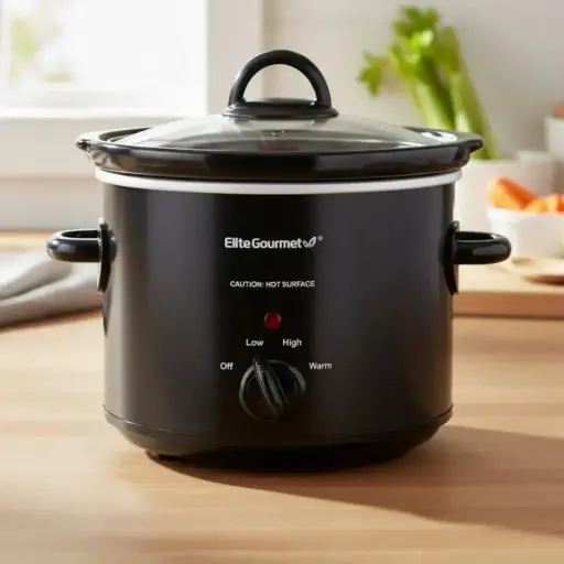 [MST-350B] Olla Cocción Lento Cocimiento 2.8 L Elite Cocina Hogar Color Negro Frecuencia 60