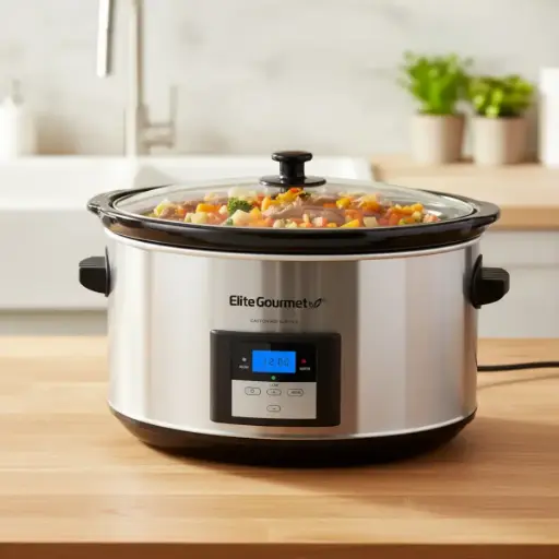 [MST-900D] Olla Cocción Lento Cocimiento Programable 8 Lts Elite Cocina