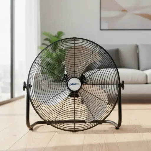 [VM-202BF] Ventilador De Pared Y De Piso Aerotec 3 Aspas Metal 20 4vel